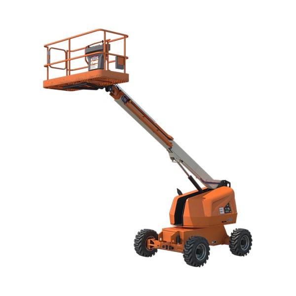 boom lifts are frequently used for painting and other maintenance tasks at elevated heights